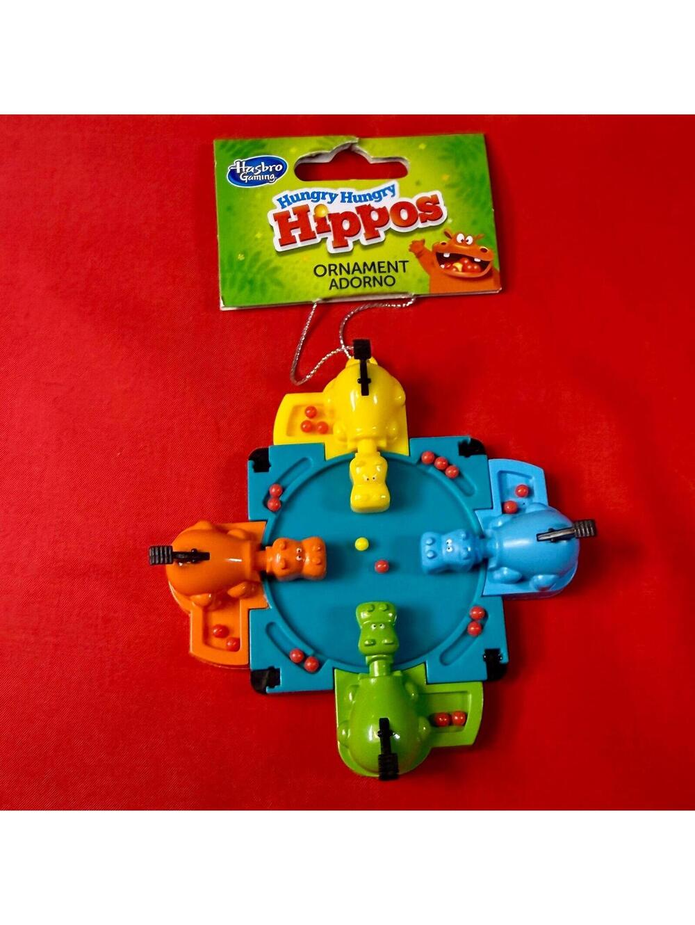 Hungry Hippos Ornament - Ruz - New with Tags